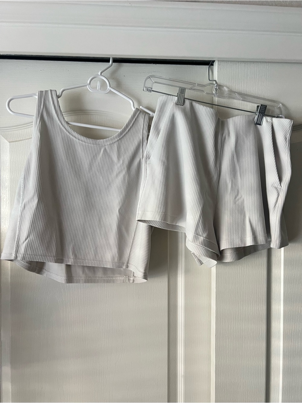 Ribbed Crop Tank and Short Set